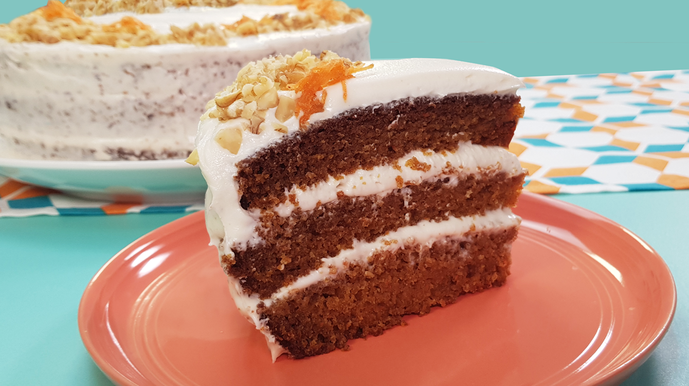 Receta Torta de Zanahoria con queso crema, fácil | Carrot cake | Buenazo |  La República