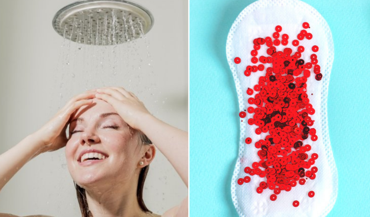 Las especialistas recomiendan bañarse cuando se está con la menstruación