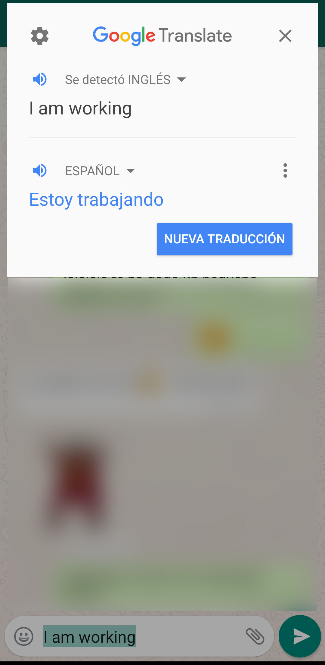 WhatsApp: así puedes traducir tus mensajes de inglés a español al instante  | Fotos | Video | Android | iPhone | Google Translate | Tecnología | La  República