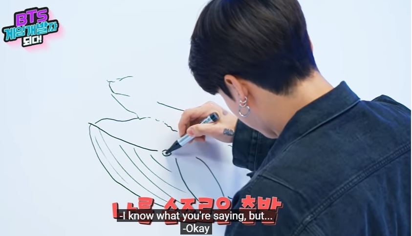 BTS in the SEOM, ep 02: dibujo de Jungkook y detrás de cámaras del logo del  videojuego | video | Cultura Asiática | La República