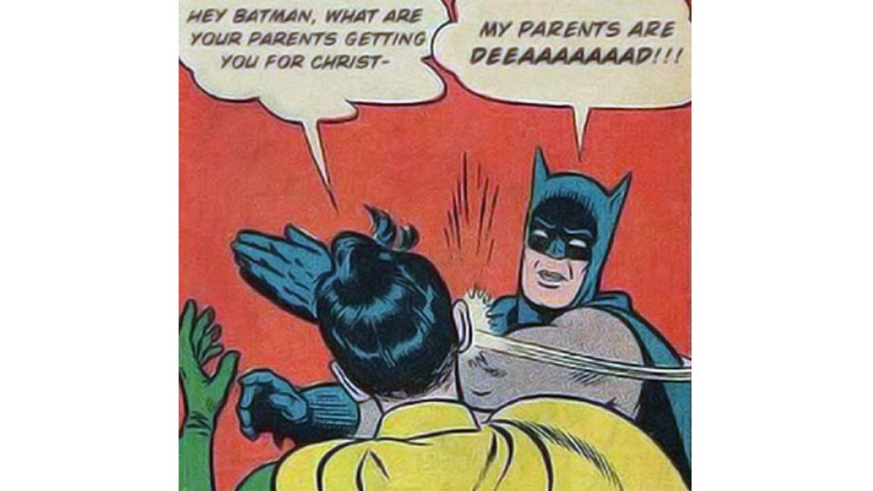 Batman: origen meme cachetada a Robin según cómic de DC | Bruce Wayne |  Hombre Murciélago | Cine y series | La República