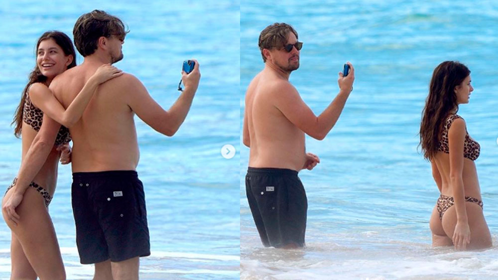 leonardo dicaprio la playa