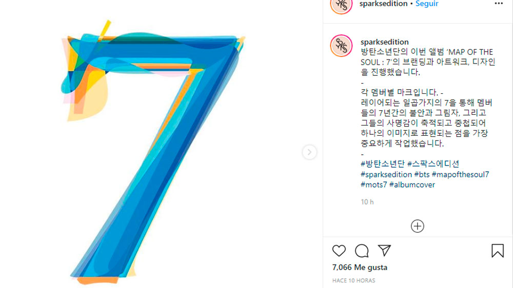 BTS revela nuevo significado detrás del diseño del álbum Map of the Soul 7  | kpop | Sparks Edition | instagram | army | Cultura Asiática | La República