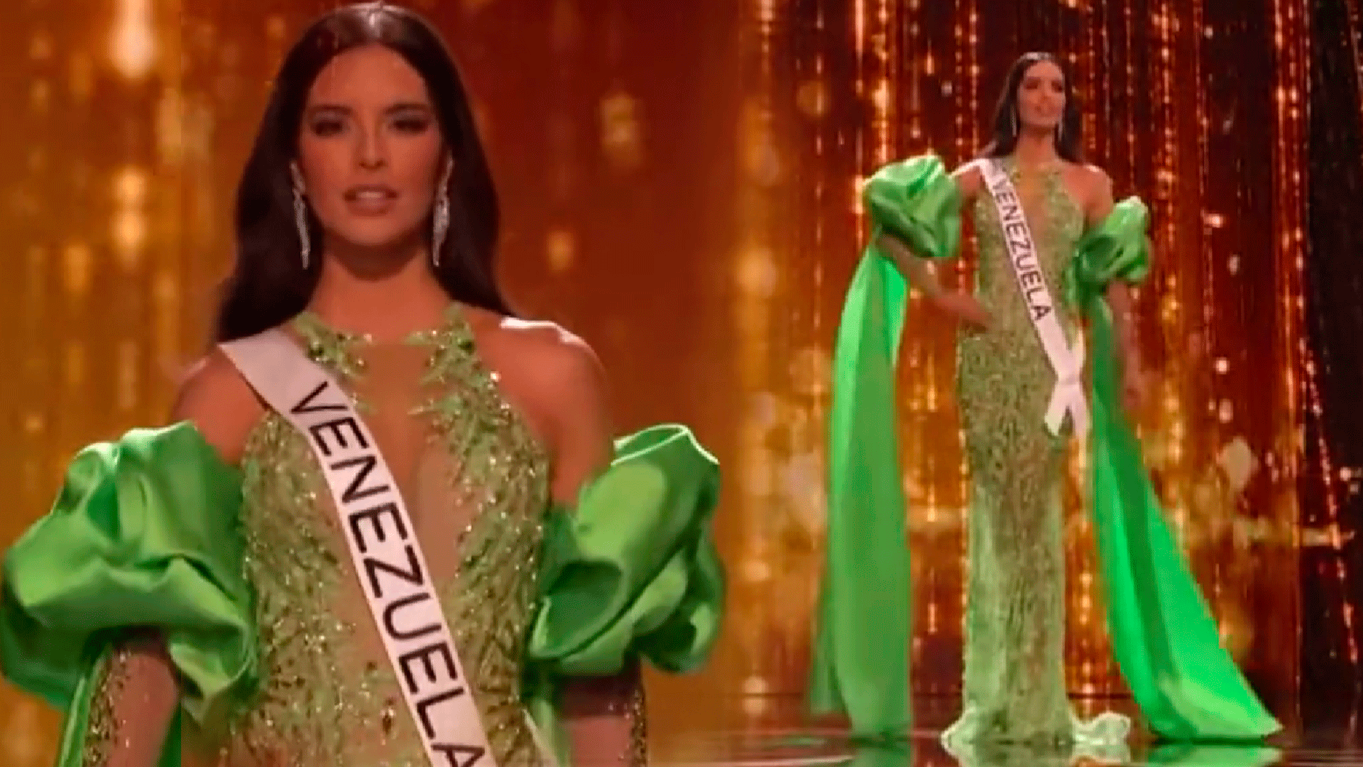 Miss Universo 2022: Amanda Dudamel desfiló un elegante vestido de noche,  pero no logró destacar | Alessia Rovegno | Miss Universo 2023 | video | nvb  | Famosos | La República