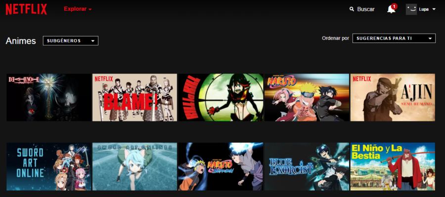Códigos de Netflix para desbloquear todo el contenido de anime
