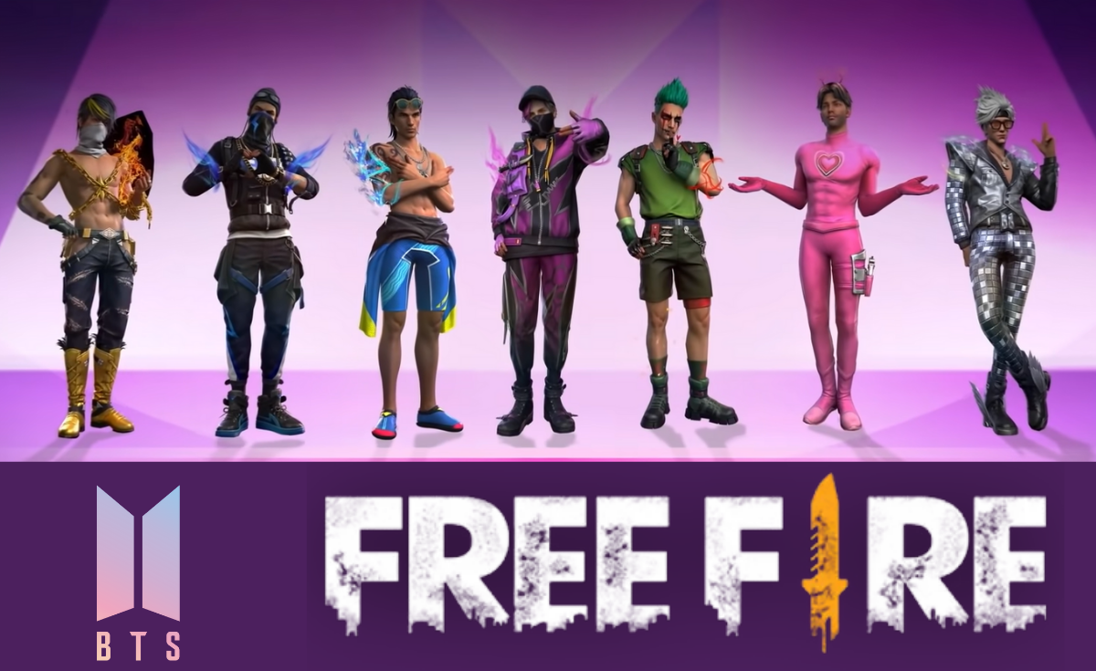 Free Fire x BTS: qué skins, emotes y bailes llegan en la colaboración con  Bangtan | descarga garena y fecha de actualización | Cultura Asiática | La  República