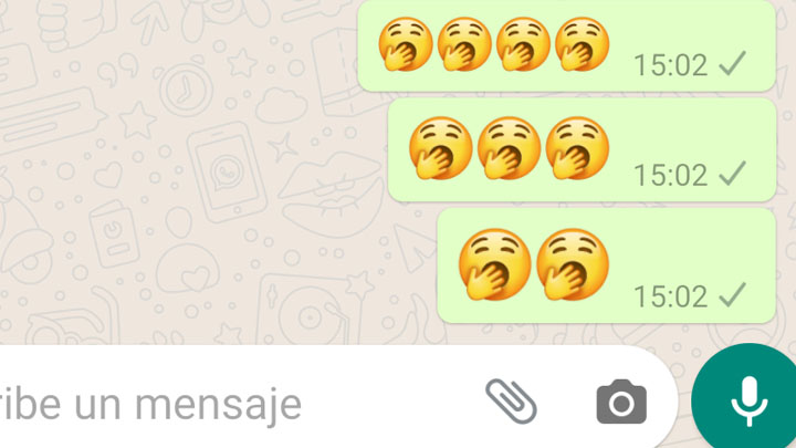 WhatsApp conoce el significado del curioso emoji de la cara