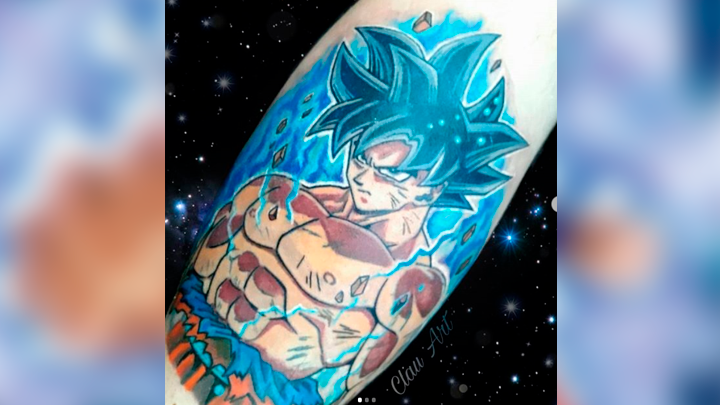 Facebook viral: fanático de Dragon Ball Super se hace tatuaje  'hiperrealista' de Gokú en 'ultra instinto' y emociona a miles | Video |  Fotos | face | FB | DBS | tattoo |