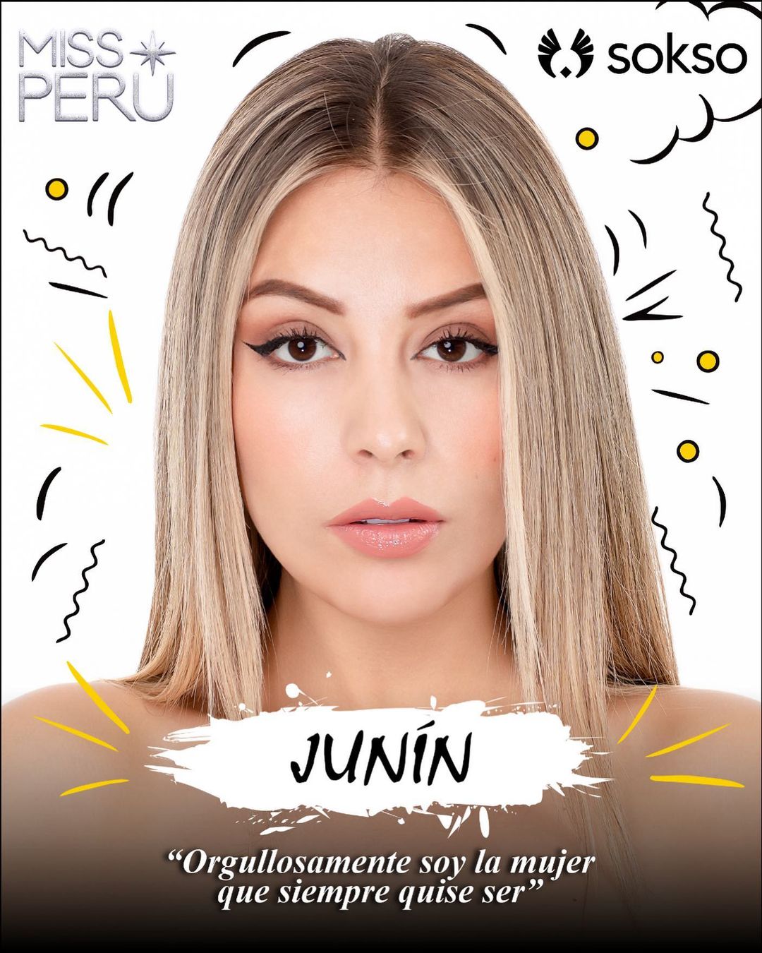 Miss Peru Junín 2022 is Shey Carolin.  Photo: Instagram
