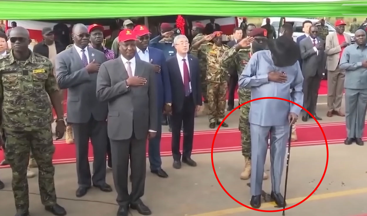 Viral | Presidente de país africano se orina en público y ordena detener a  periodistas por grabar hecho | Video viral | presidente de sudan del sur |  África | Mundo | La República