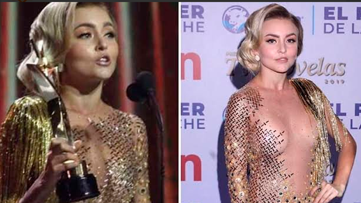 Instagram: Angelique Boyer se puso el vestido al revés en los Premios  TVyNovelas y mostró de más | Televisa | Univisión | México | Espectáculos |  La República