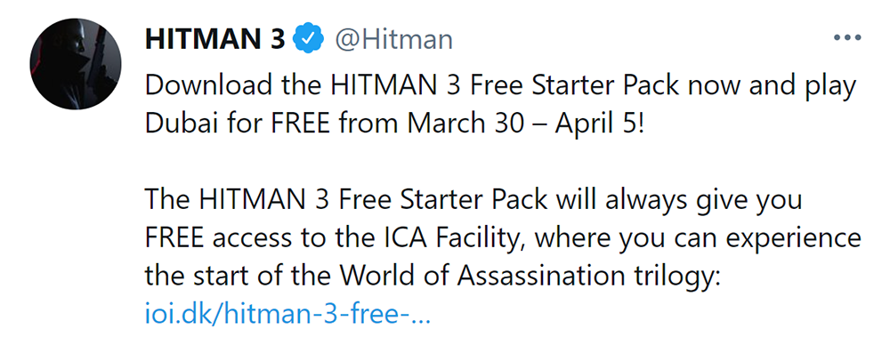 Así es Hitman 3 Free Starter Pack, el acceso gratuito a varios