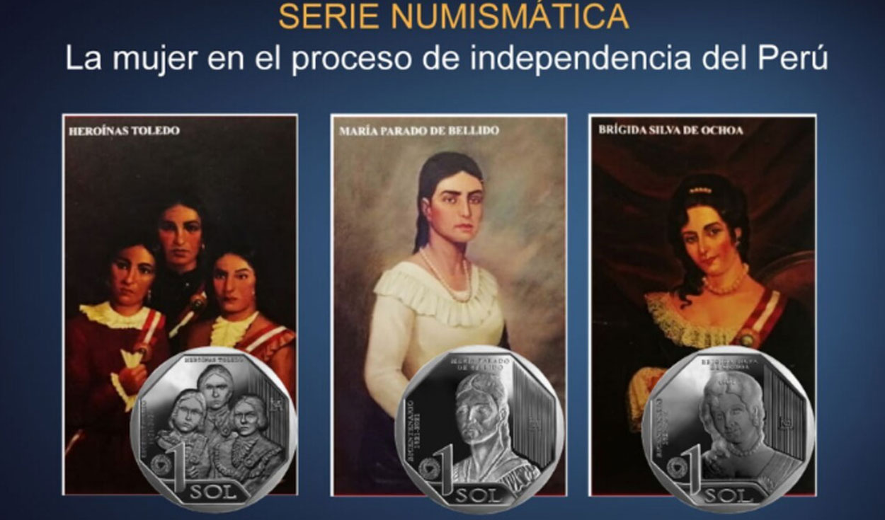 Las heroínas de la Independencia que aparecen en las nuevas monedas de S/ 1  | Género | La República