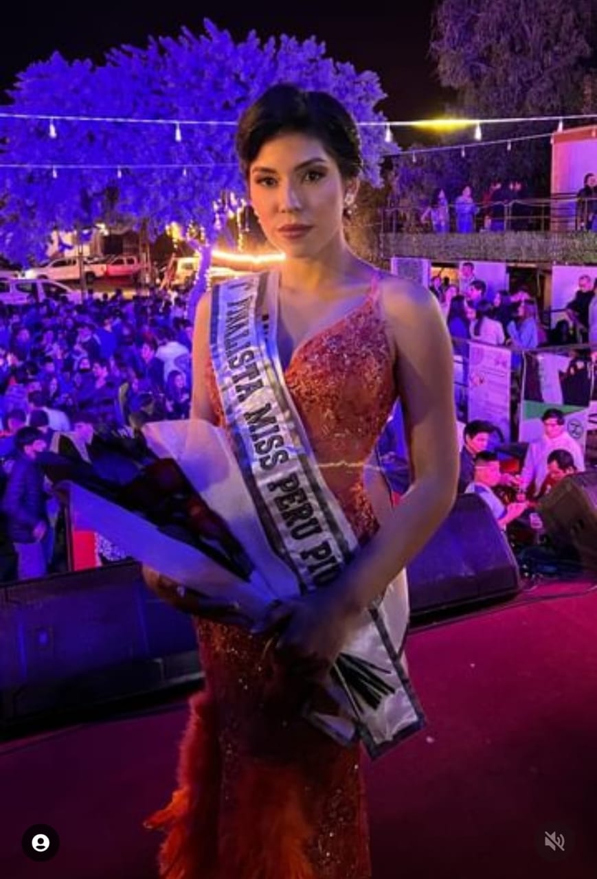 Miss Peru Mancora is Angélica Carbajal.  Photo: Instagram