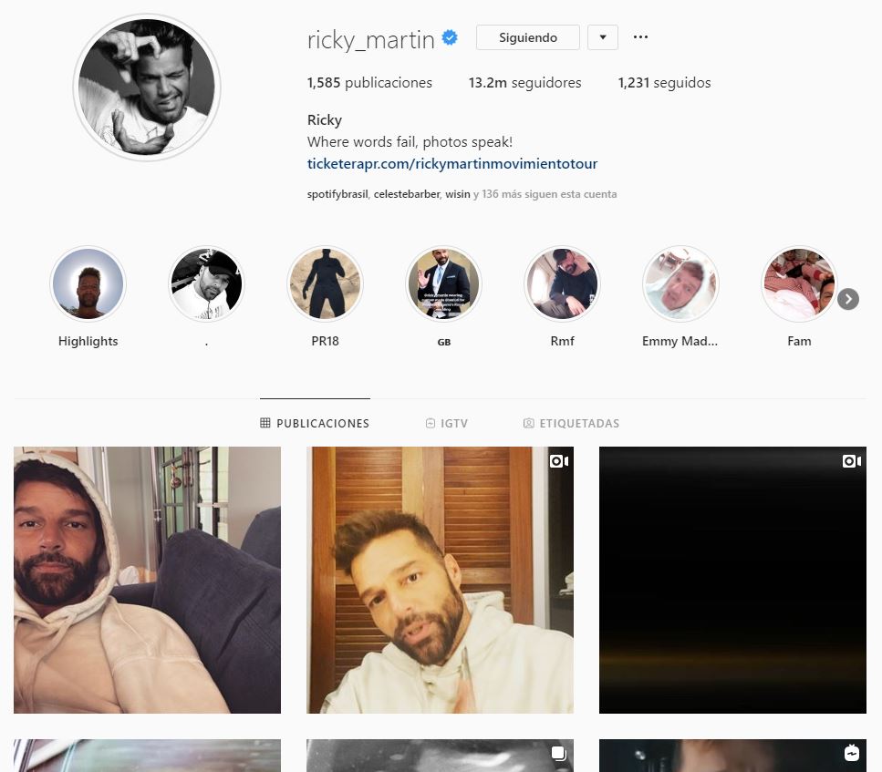 Ricky Martin Instagram: cantante boricua se toca el pene en INSTA e impacta  a todos sus fans | INSTA | VIDEO Y FOTO | Espectáculos | La República