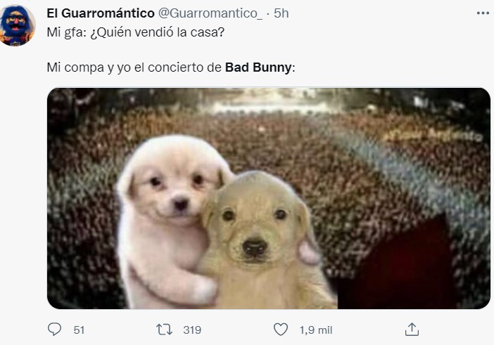 Los mejores memes de la gira de Bad Bunny en México 2022