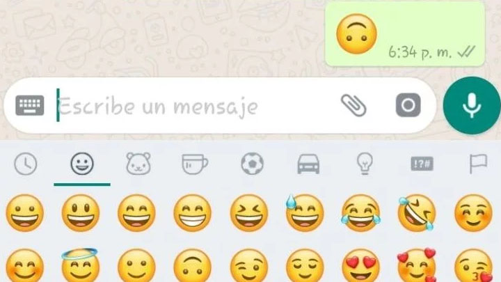 WhatsApp conoce el significado del curioso emoji de la cara al