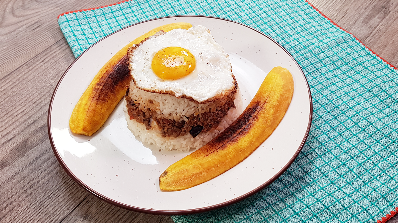 Receta Arroz tapado de carne con huevo y plátano frito | Buenazo | La  República