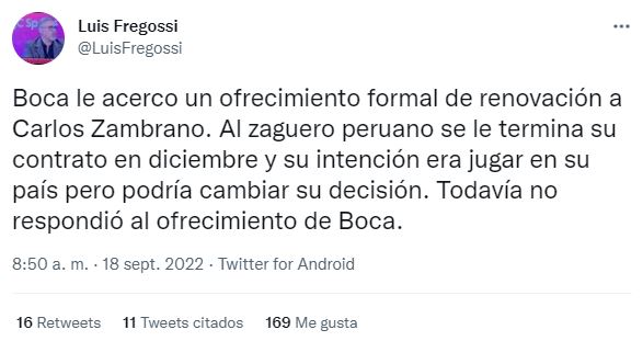 Mama de Carlos Zambrano se refirio al posible retiro de su hijo Ya no se  siente un chiquillo Boca Juniors Seleccion peruana