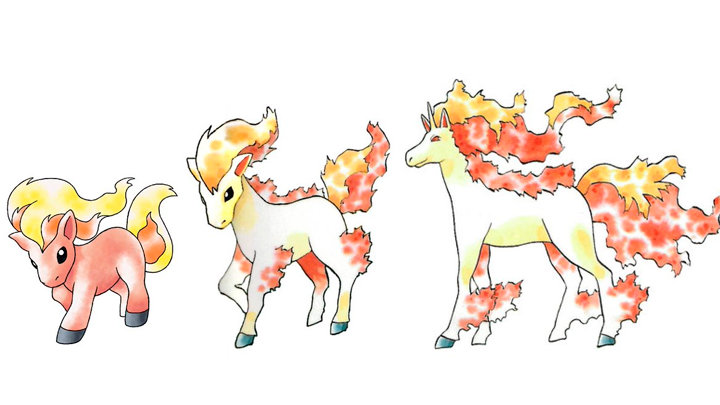 evolución de pokemon ponyta