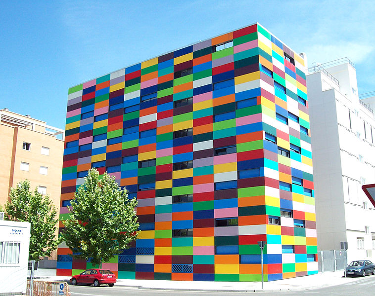 Edificio pixelado, Madrid