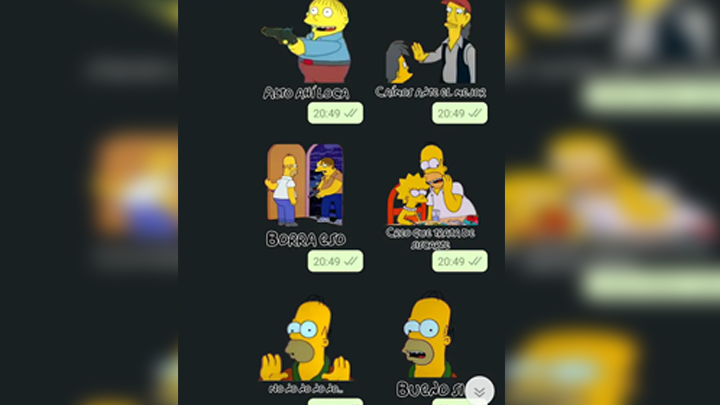 Destruir desencadenar viva WhatsApp: conoce cómo obtener los stickers de los personajes de la serie  'Los Simpsons' | Android | iPhone | Matt Groening | Tecnología | La  República