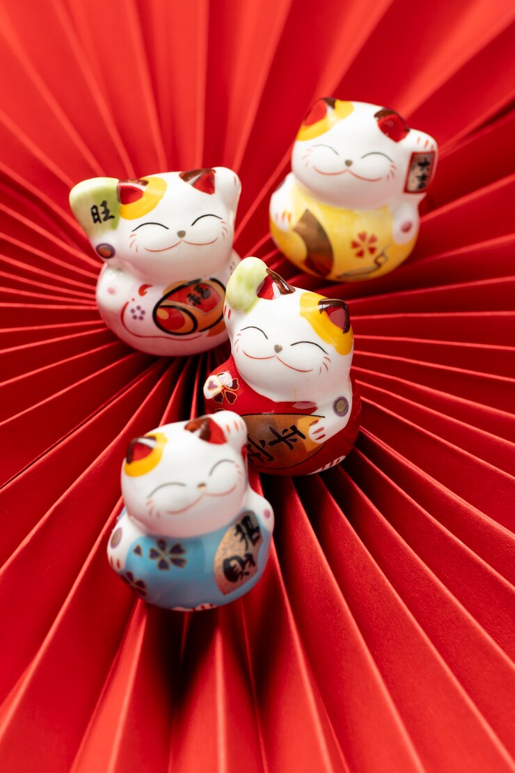 Gato Chino de la suerte, historia y significados  Gato chino de la suerte,  Gatos, Gato de la fortuna