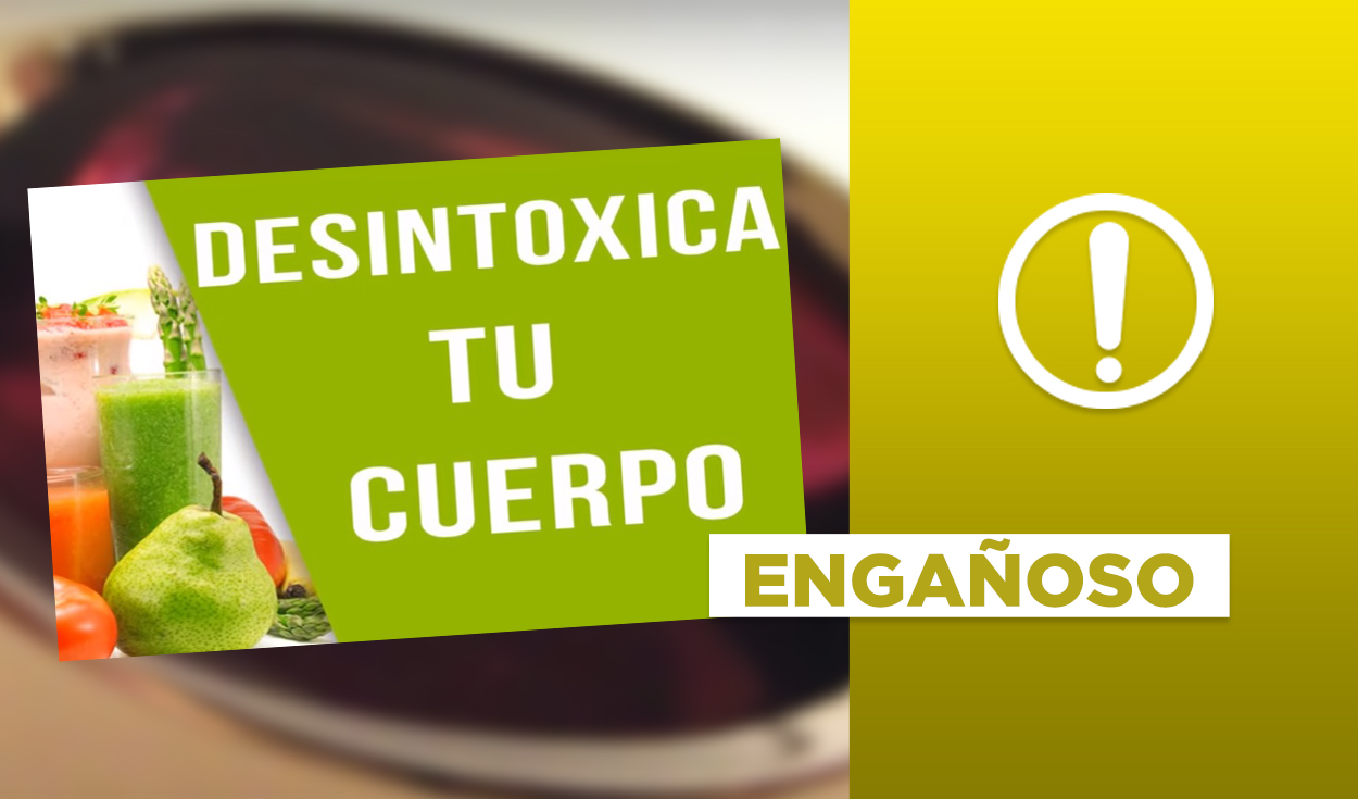 Es engañoso que tomar bebida de ciruelas y dátiles hervidos “desintoxica el  cuerpo”