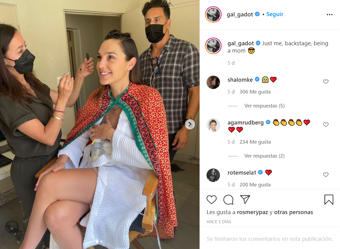 Gal Gadot rompe estigmas y muestra la lactancia materna en Instagram |  Espectáculos | La República