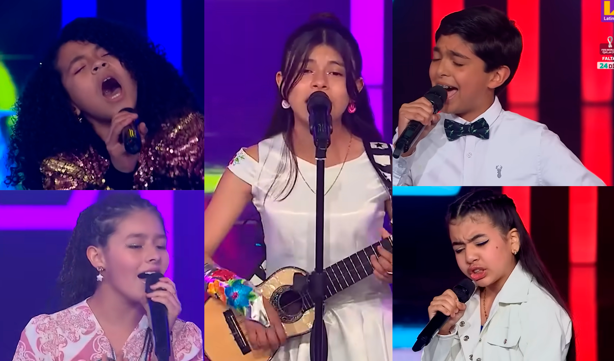 La voz kids 2022: estas fueron las mejores audiciones a ciegas que hizo  poner de pie al jurado | Latina TV | Niños | Video | Espectáculos | La  República