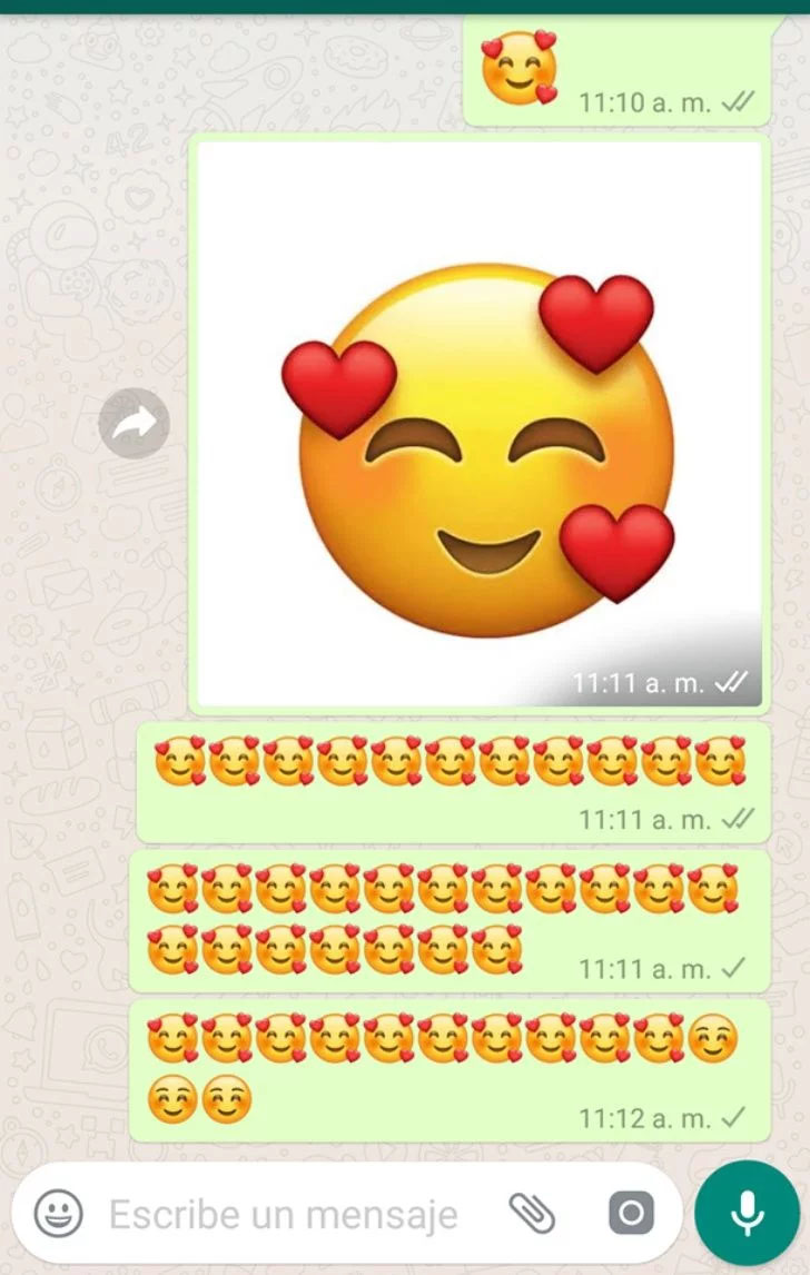 WhatsApp conoce el significado del tierno emoji de la carita