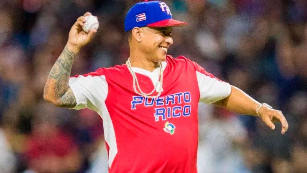 Daddy Yankee & Anuel AA At MLBâ€™s Celebrity Softball Game: See The Photos