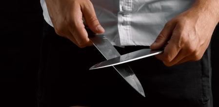 ¿Cómo afilar cuchillos de cocina con chaira?