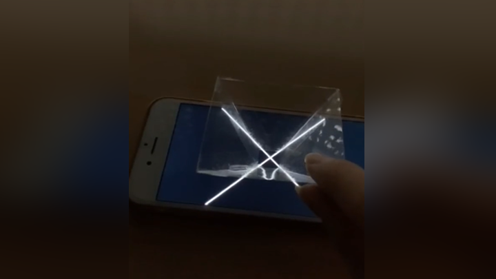 Cómo hacer un HOLOGRAMA 3D casero con tu iPhone o cualquier móvil o celular  🤯 