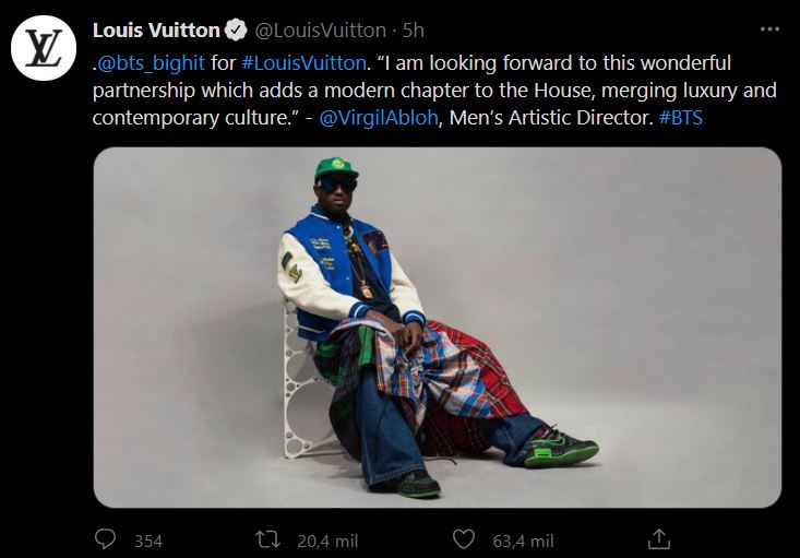Integrantes de BTS reinventan el logo de Louis Vuitton y este es el  resultado