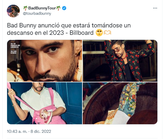 Bad Bunny anuncia retiro de la música para 2023: esto es lo que se sabe al  respecto, Univision Famosos