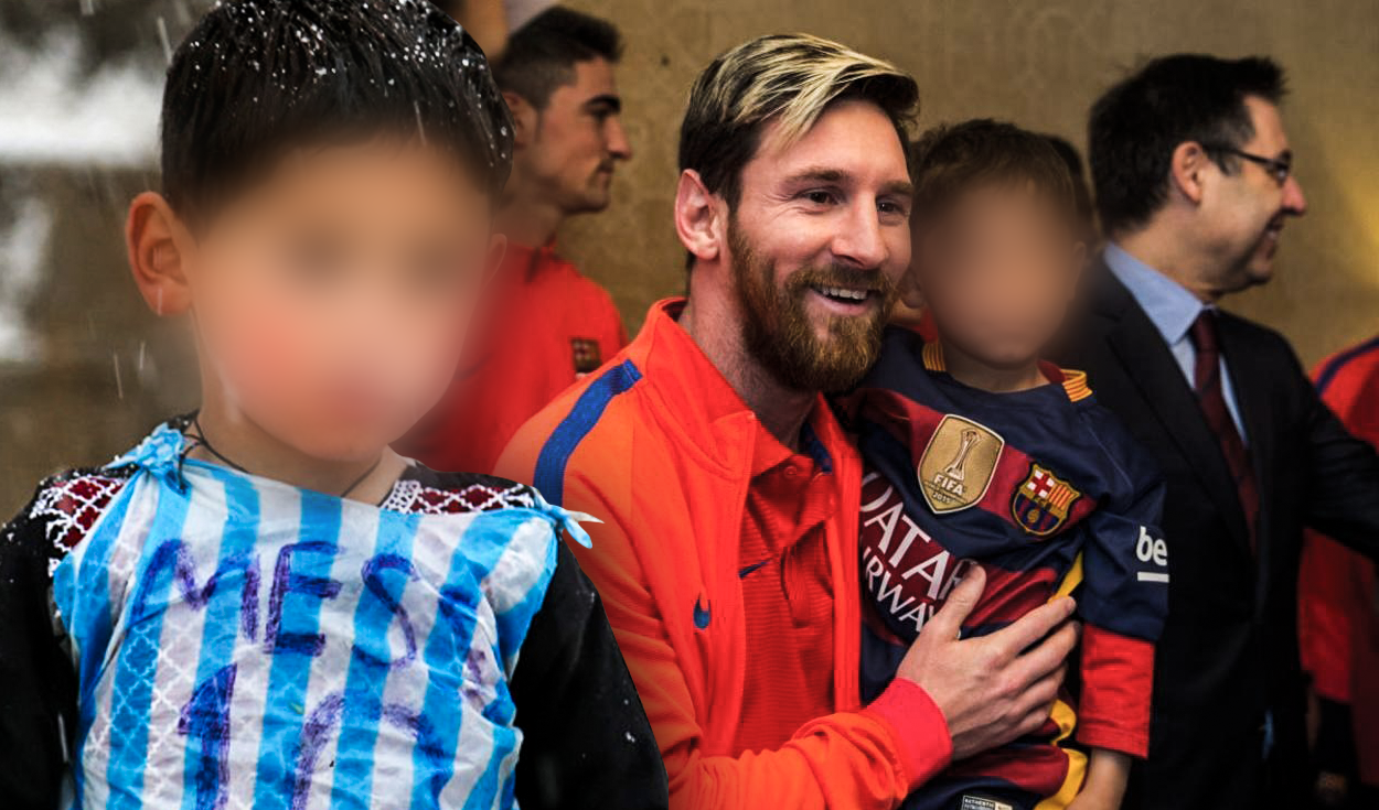 El infierno del chico que se hizo una camiseta de Messi con una bolsa - LA  NACION