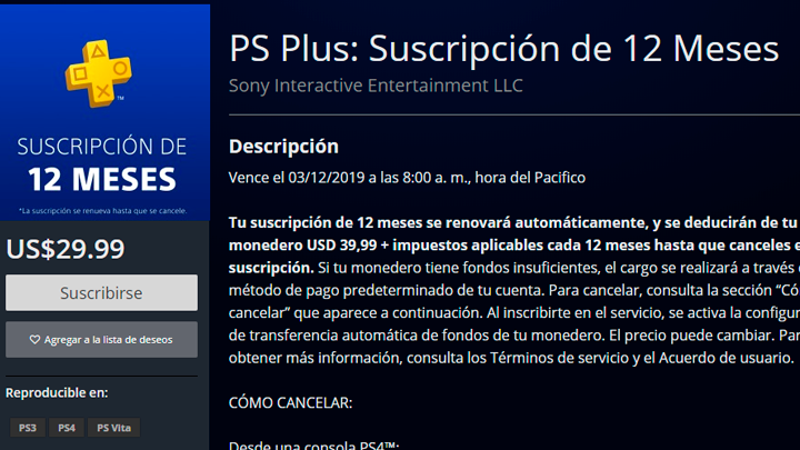 La suscripción de 3 meses de PlayStation Plus, a mitad de precio por tiempo  limitado