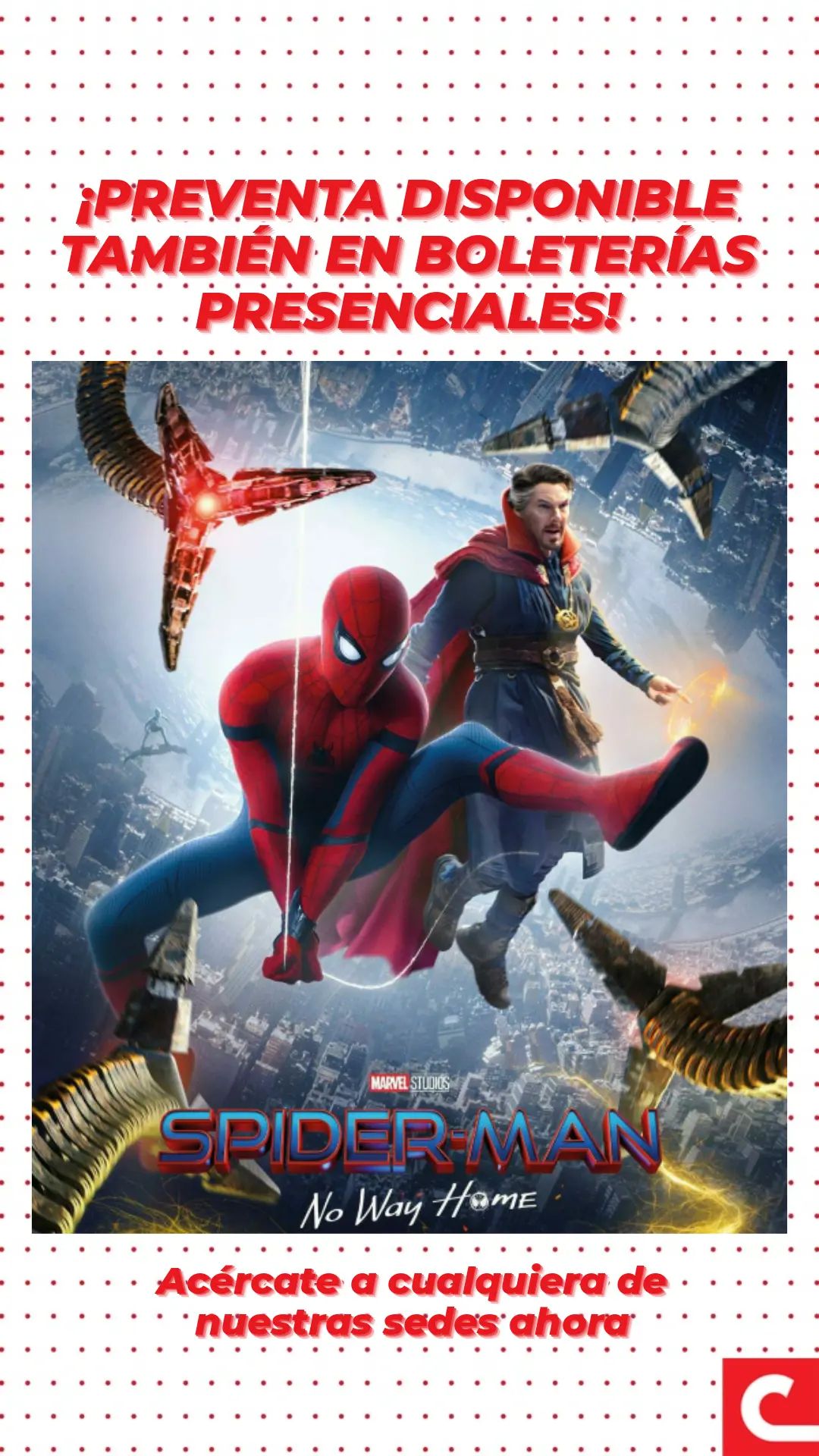 Preventa de Spiderman: no way home: cines registran largas colas por venta  presencial de entradas para película con Tom Holland | Cinemark |  Cineplanet | Cine y series | La República