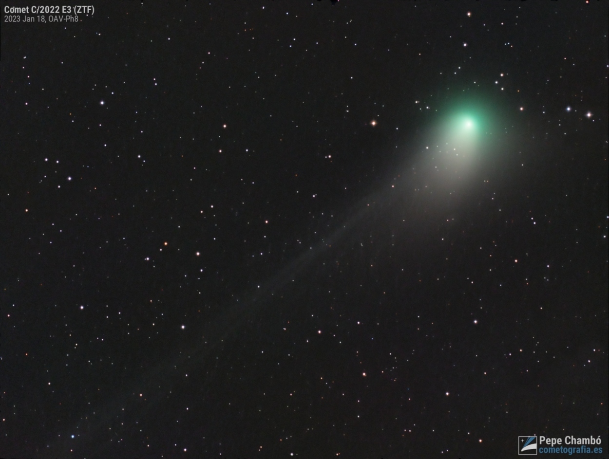 Green comet C/2022 E3 (ZTF) visible in January: when, at what time and ...