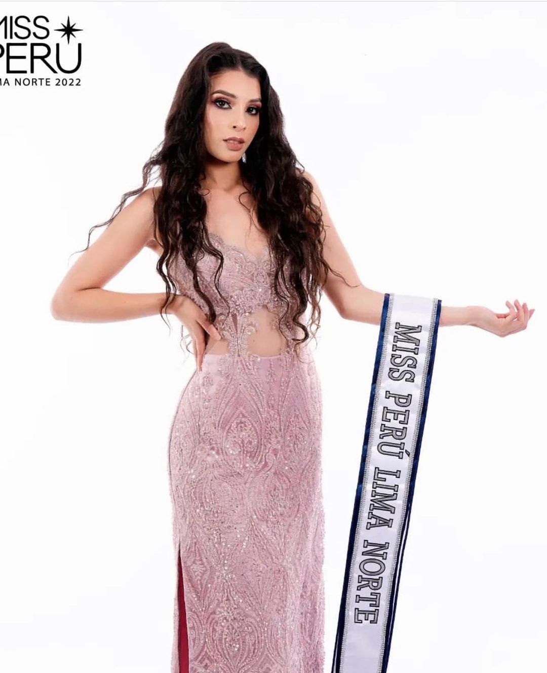 Miss Peru Lima North is Valeria Morán Sabaducci.  Photo: Instagram