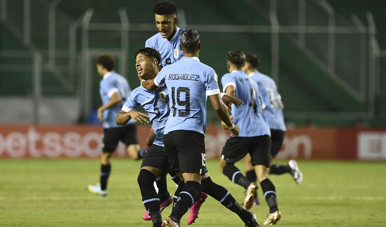 Uruguay debutó en el Sudamericano Sub 20 con victoria por 3-0 ante