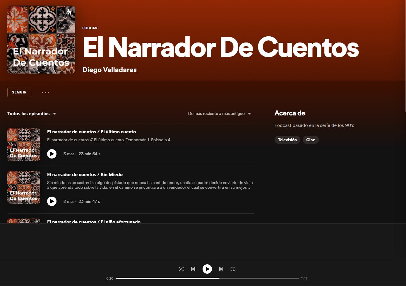 El narrador de cuentos” llega en formato podcast a Spotify | the  storyteller | Cine y series | La República