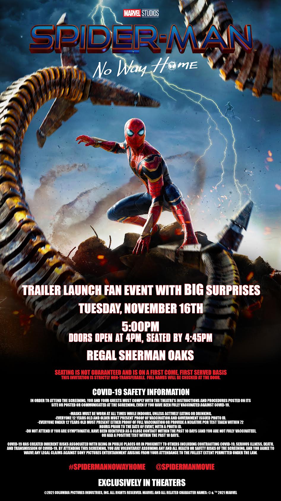 Spiderman no way home tráiler 2 Live stream EN VIVO: link y horarios para  ver avance Multiverso release time reparto | Tom Holland Andrew Garfield  Tobey Maguire Daredevil Sony Marvel | Cine