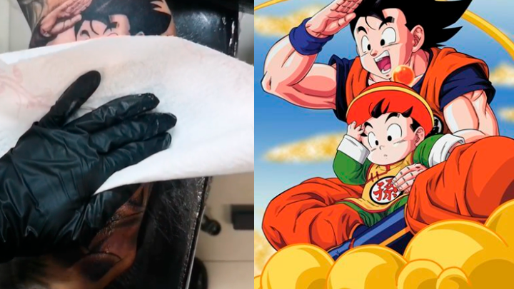 Facebook viral: fan de Dragon Ball Super se hace tatuaje 'ultra realista'  de Gokú con Gohan y resultado sorprende a miles | Video | Fotos | Face | FB  | DBS |