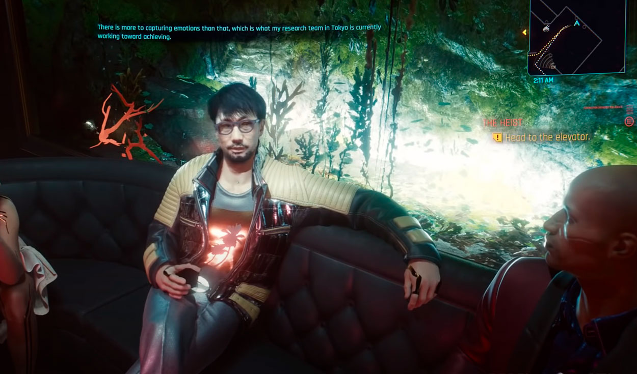 Encontrando HIDEO KOJIMA em Cyberpunk 2077 