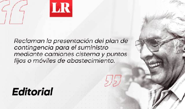 EDITORIAL | ¿Qué pasa, Sedapal?