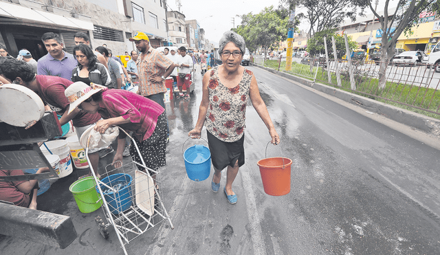 Ministra dice que un 85% de zonas tendrán agua a las 48 horas