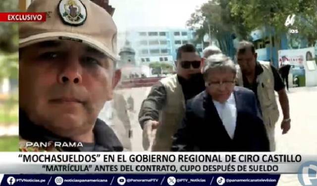 GORE Callao: hombre de confianza de Ciro Castillo implicado en pedido de coimas