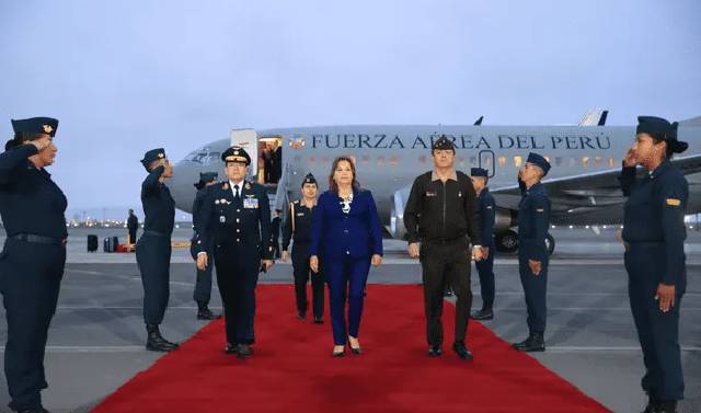 Dina Boluarte llega al Perú luego de su reunión fallida con Joe Biden en Estados Unidos